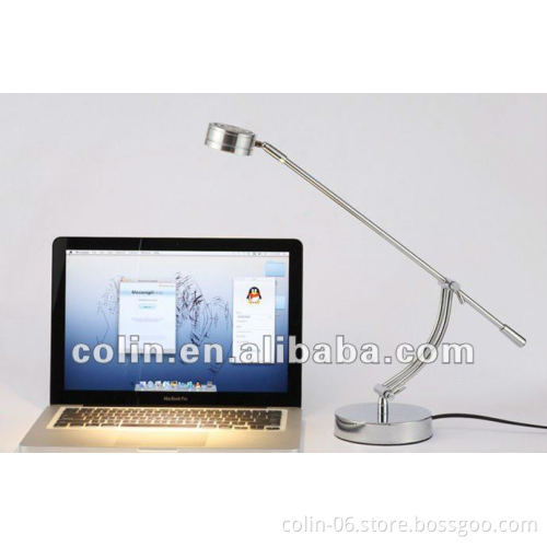 New design 3x1w Stainless steel led reading table lamp
